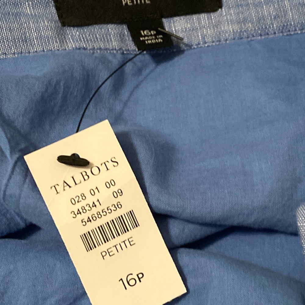 Talbots embroidered linen skirt - Picture 4 of 4